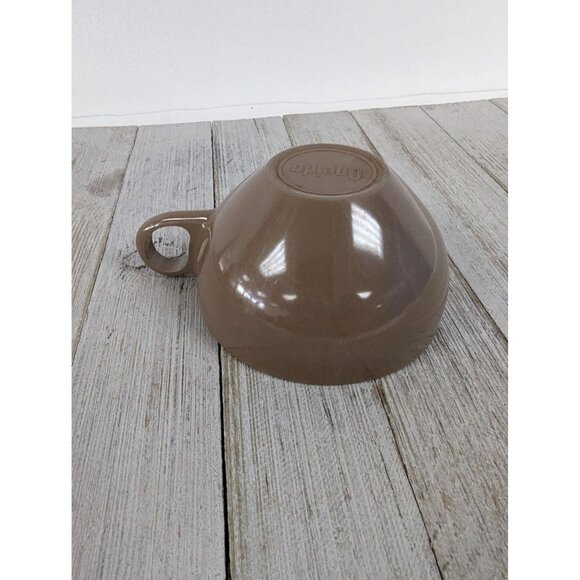 Vintage Oneida Melamine Melmac Brown Coffee Tea Mug Cup Set of 1 - Picture 3 of 5